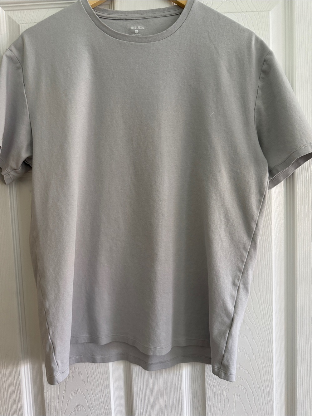 True Classic Men's Crew Neck T-Shirt - Light Gray